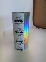Silver holographic Foil, used for hot foil stamping or craft 145mm x 122Mtrs