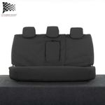 Ford Ranger T6 Wildtrak (2012-2018) Waterproof Rear Seat Covers Black 305