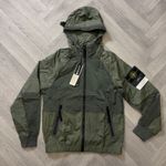 Stone Island Nylon Metal Watro-TC Econyl Hooded Jacket Green Medium ( M )