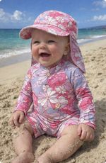 Umelok Baby Girls Swimsuit with Hat. UPF50+ Can Block 97.5% Sun UV Protection.