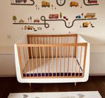 SnuzKot Skandi Cot Bed for Toddlers with Mattress