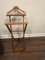 Mid Century Wooden Valet Stand