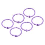 Loose Leaf Binder Rings (30mm/1.2 Inch) 36Pcs, Steel Key Ring Binder Clips