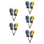 Mini Boxing Gloves Key Chain Pendant PVC Material Boxing Party Decorative Charm