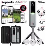RAPSODO MLM2 PRO GOLF LAUNCH MONITOR SIMULATOR +ACCESSORY PACK & PRO-V1 BALLS