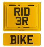 Motorbike Motorcycle Show Number Plate Bike  7x5 8x6 9x7 9x3 6x4 - Premium