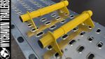 Trailer Quick Adjustable Wheel Chock Wheel Stoppers ONE PAIR Fits Brian James T6