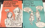 2 Vintage 1980s Posters. Womens National Cancer Control Campaign. For Film Prop?