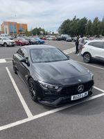 2022 Black Mercedes CLA 180 AMG Premium Edition