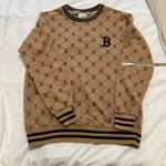 MLB KOREA Exclusive Boston Red Sox Dia Monogram Sweatshirt Sweater Small