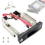 5.25'' Inch PC Drive Bay 3.5'' SATA lll HDD Hard Disk Drive Internal Caddy Case