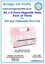 Kit & Caboodle Pro Cut Magnetic Mats, 3 Pack A4 by Scrappy Cat Crafts