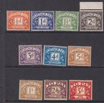 D46-D55 1955 St Edwards Crown Postage Due Set UNMOUNTED/M/MINT(314)