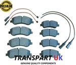 For Ford Transit MK8 Custom 2.0 2.2 Tdci Front and Rear Brake Pads Wear Leads