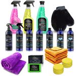 Car Cleaning Kit Full Detailing Range Pro Wheel Clay Polish Wax Wash Restoration