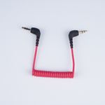 Red Microphone Audio Patch Cable 3.5mm TRS to TRS For Rode Sc2/boya Camera Mic