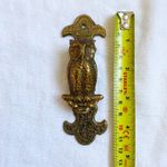 Antique Brass Owl Door Knocker Ornate Small 11cm (H)
