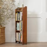 Bespoke Early 20th-Century Honey Oak Bookcase