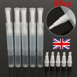Cuticle Oil Pen 3ml 5 Pcs Brush Container Twist Tube Nail Care  Beauty UK