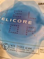 D'Addario Helicore Violin H315 low C  String ONLY(not set) tungsten/silver 4/4