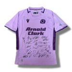 Signed SCOTLAND RUGBY 2026 Away Shirt - Six Nations Memorabilia - COA & Proof