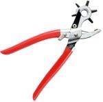 Hole Making Revolving Punch Pliers For Leather Belts Eyelet Tool 6 Sizes DT20910