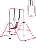 Gymnastics Bars Expandable Horizontal Training Bar For Children Kids Home Gym