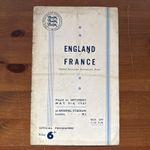 1947 England v France Programme 3rd May 1947 Arsenal Stadium London