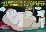 2005 Family Guy Peter Nude STEWIE GRIFFIN Original 2Pg DVD Print Ad 41x28cm FHM