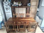Solid Wood Kitchen/Dining Chair Set 6 Pieces