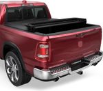 Soft Quad Truck Bed Tonneau Cover Compatible for 2002-2024 2025 Dodge Ram 1500 F