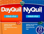 Vicks DayQuil & NyQuil Cold & Flu Relief 72 LiquiCaps Combo Pack