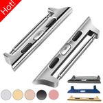 1-10PCS Watch Band Connector Adapter Steel Fits For Apple Watch Ultra 11 10 9876