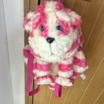 Bagpuss Pink White Backpack Rucksack Vintage 1999, 15-inch