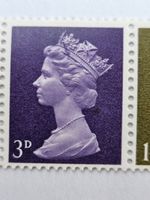 GB 1968 Pre-Decimal Machin Se-Tenant Coil Strip MNH -3d Crown Flaw TWICE