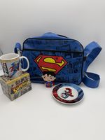 Superman DC Comics Shoulder Bag Boxed Mug Collectable Plate And Plush