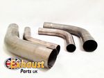 45 Degree Exhaust Mandrel Bends Stainless Steel All Sizes Universal Tubing Swage