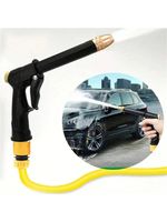 High Pressure Water Spray Gun Brass Nozzle Car Wash Garden Hose Pipe Sprayer UK