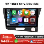 For Honda CR-Z 2010-2016 Carplay 64GB Android Car Stereo Radio GPS Sat Nav DAB+