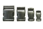 20mm 25mm 40mm 50mm Black Plastic Side Release Buckles For Webbing Bags Straps