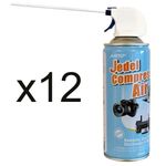 12 x Compressed Air Can 400ml Spray Duster Jet Air Blow Cleaner Laptop Keyboard