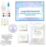 Large Premium Bath Bomb Making Craft Kit - 15 x 100g Bombs, 9 Fragrance Sets