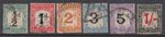 (F166-45) 1907 Transvaal part set of 6 stamps postage dues 1/2d to1/- AT (BD09)
