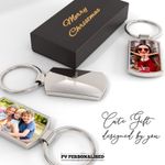 Personalised Photo Keyrings Custom  Keychain Text Any Picture Mothers Day Gift