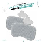 Bestway Lay-Z-Spa Padded Pillow Neck and Head Support for Hot Tub Set of 2
