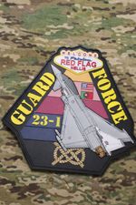 RAF Red Flag 23-1 GUARD FORCE PVC Patch 