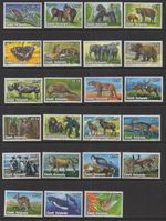 COOK ISLANDS 1992 ENDANGERED WILDLIFE MNH 23 MINT STAMPS - SG1279 - 1301