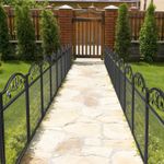 BingoPaw 5x Garden Fence Metal Wire Panel Heavy Duty Pet Dog Fencing Border Edge