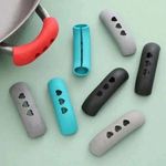 4pcs Heat-Resistant Pot Handle Covers, Anti-Scalding for Casseroles & Pots