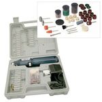 205pce Cordless Dremel Type Mini Rotary Hobby Drill Tool With Case + Accessories